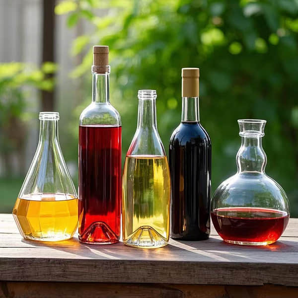 Customize Various Logo Capacity Glass Bottles For Wine