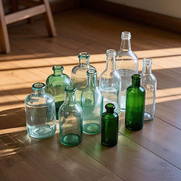 Customize Various Logo Capacity Glass Bottles For Wine