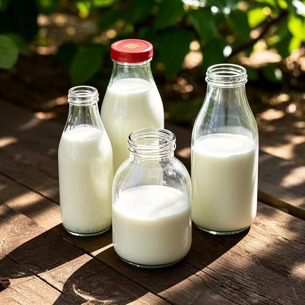 Recent Export Situation of Glass Milk Bottles from China Is Favourable- Wuxi Chuhe Packaging  