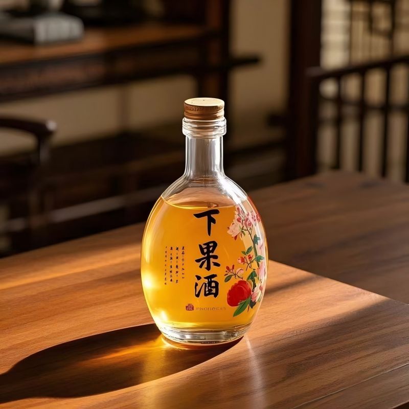 Food-grade Fruit Wine Glass Bottle For Wholesale Market