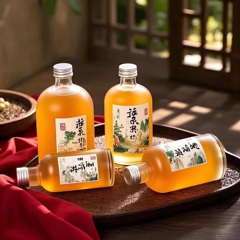 Food-grade Fruit Wine Glass Bottle For Wholesale Market