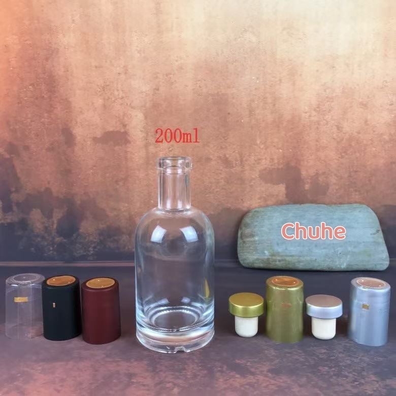 750ml Glass Bottle for Vodka - Premium Clear Glass, Leak-Proof Lid, Eco-Friendly Packaging