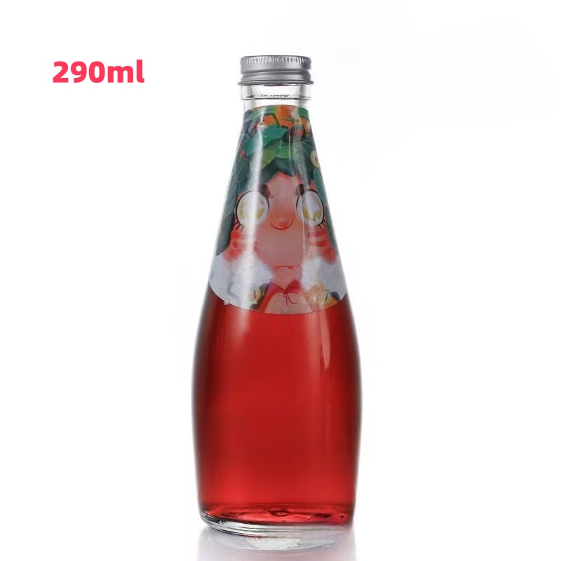 Custom and design beverage bottle with glass