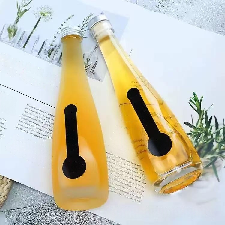 Custom and design beverage bottle with glass