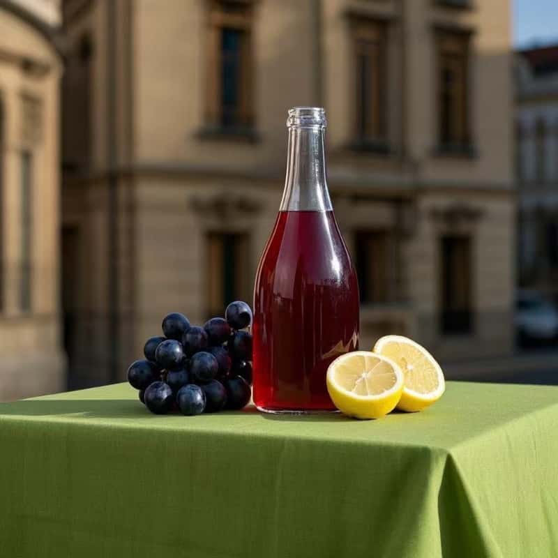 Custom Frosted Glass Bottle for Apple & Berry Fruit Wine | Eco-Friendly Packaging for Craft Cider
