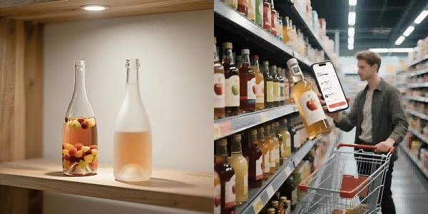 Eco-friendly fruit wine glass bottle manufacturer