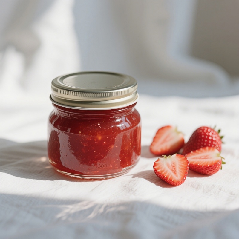 glass jam jar 300ml Premium Clear Lead free Glass Eco friendly