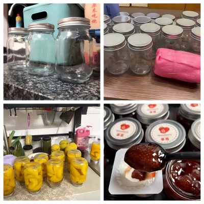 Customizable mason storage jars with lids for bulk supply and OEM services